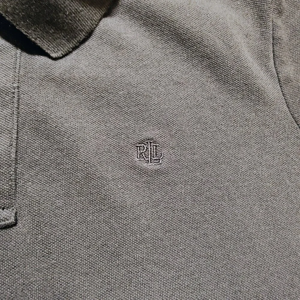 Lauren Ralph Lauren Women's S/P Black on Black Polo - Picture 3 of 8